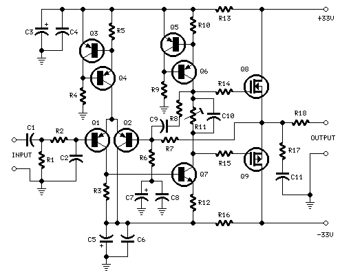 ۲۵W Mosfet audio amplifier